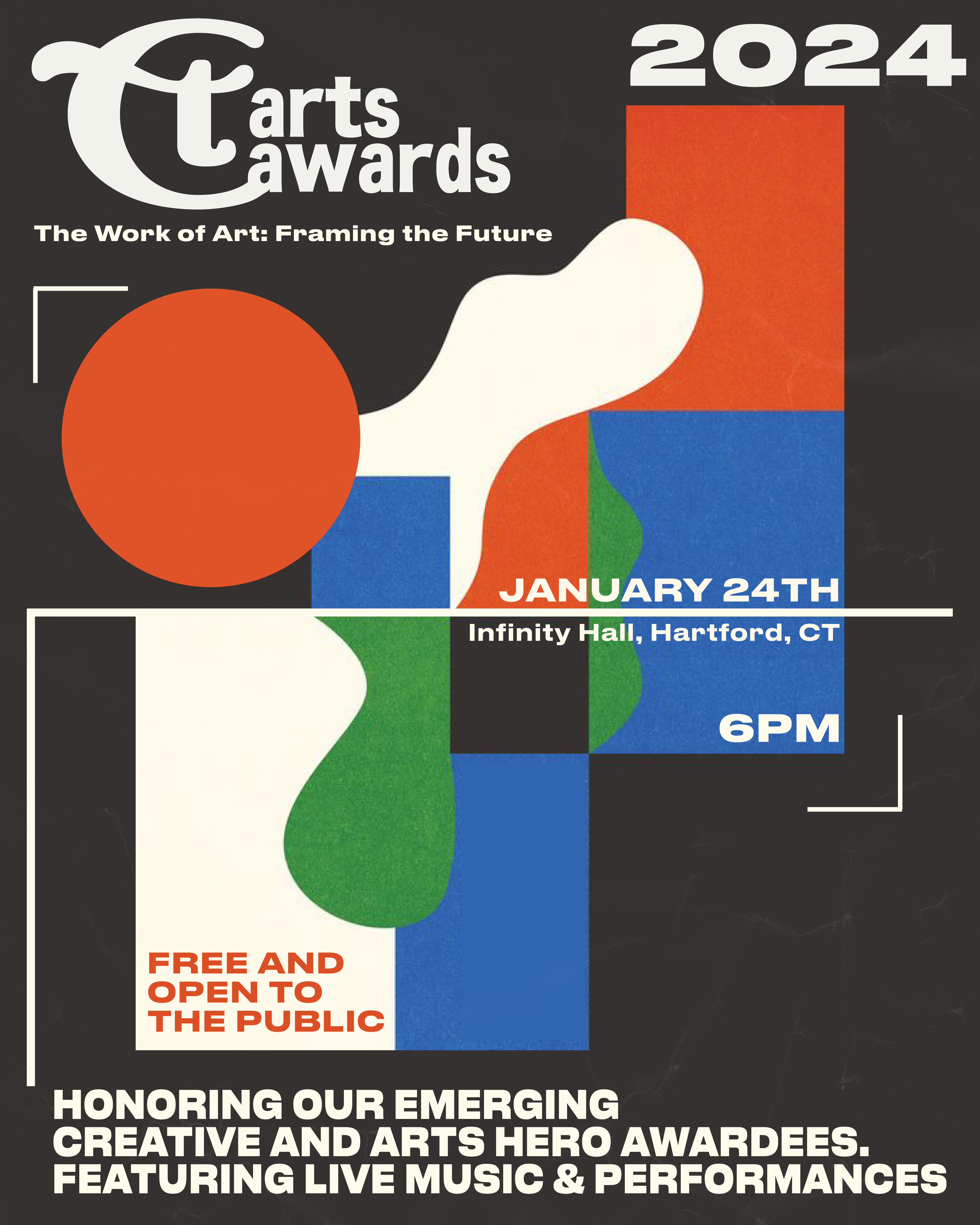 Multi color graphic for event