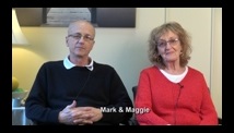 Thumbnail of Mark and Maggie sitting next to each other