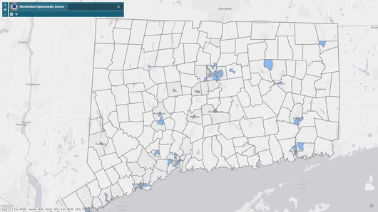 Opportunity zone map