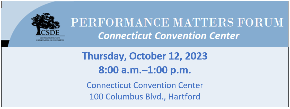 Performance Matters Save the Date - October 12, 2023