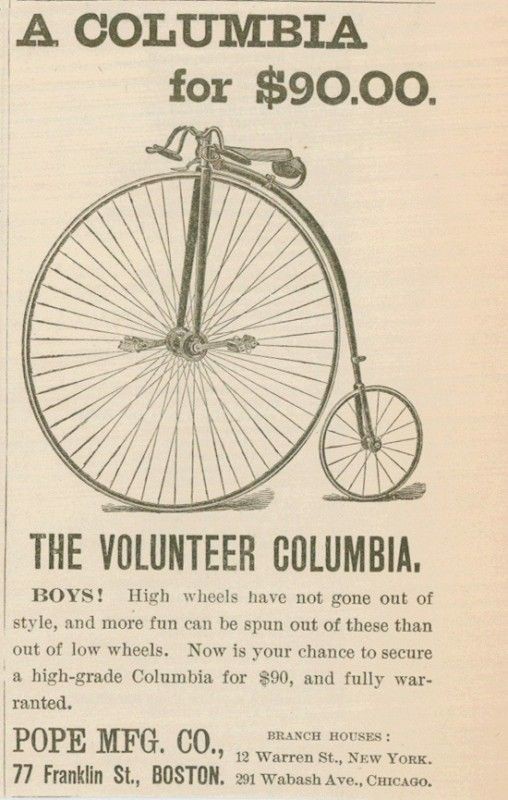 Columbia Bicycle poster